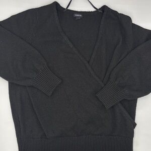 Torrid Vegan Cashmere Pullover Surplice Sweater